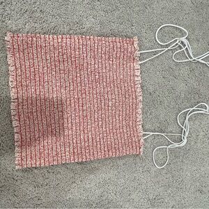 La Ligne Red and White Striped Top